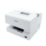 Weißer Epson Drucker 7700 mit mehreren Bedienelementen und einem Papiereinzug.